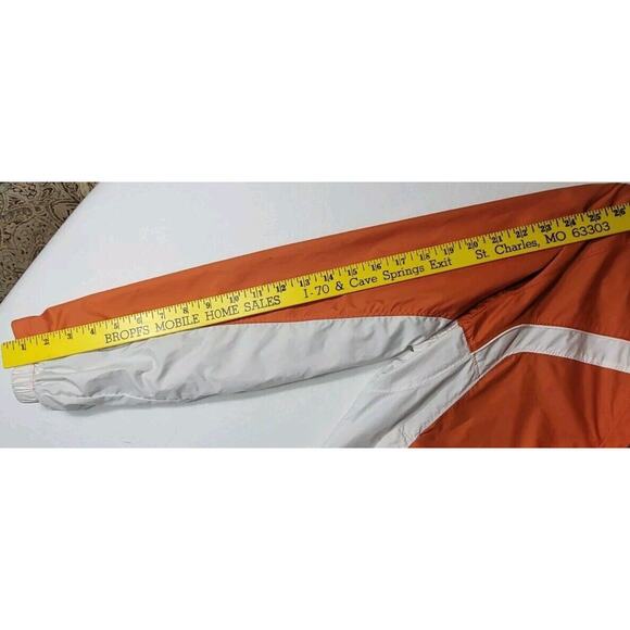 Columbia XCO Jacket Women Medium Orange White PACKABLE Full Zip Hooded Softshell - Picture 8 of 11